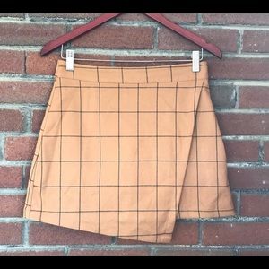Forever 21 plaid mini skirt size M